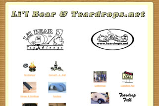 Lil Bear and Teardrop Website